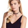 BOW TIE CRYSTAL ENCRUSTED CHOKER NECKLACE