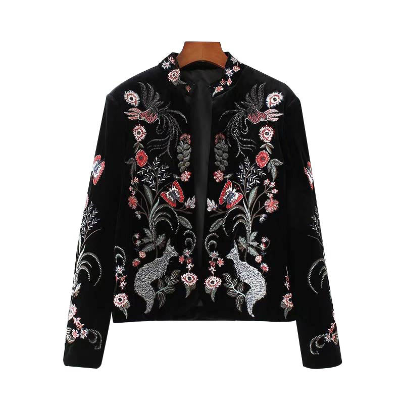 GARDEN VELVET JACKET - Luna Chic Boutique