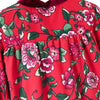 RED FLORAL BOW TOP